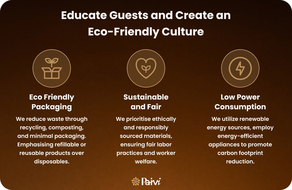 Educate Guests and Create an Eco-Friendly Culture