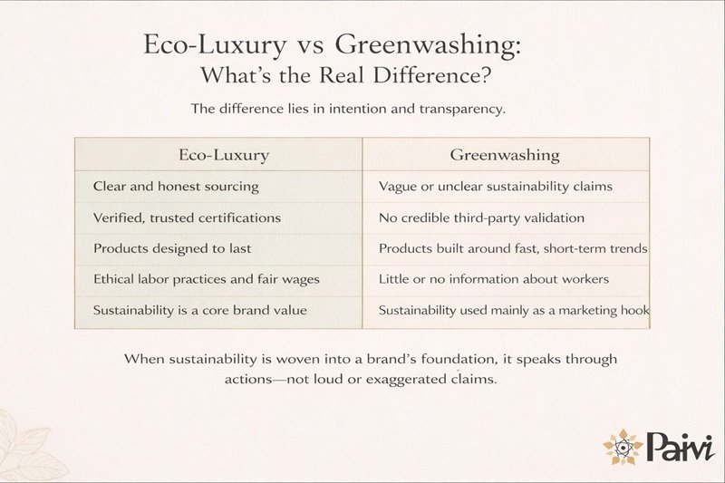 Eco-Luxury vs Greenwashing: What’s the Real Difference? image