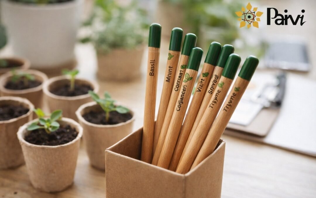 Why Plantable Seed Pencils Are the Future of Eco-Friendly Corporate Gifting! blog banner image