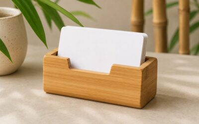 Why Bamboo Card Holders Are Becoming Popular in Modern Workspaces