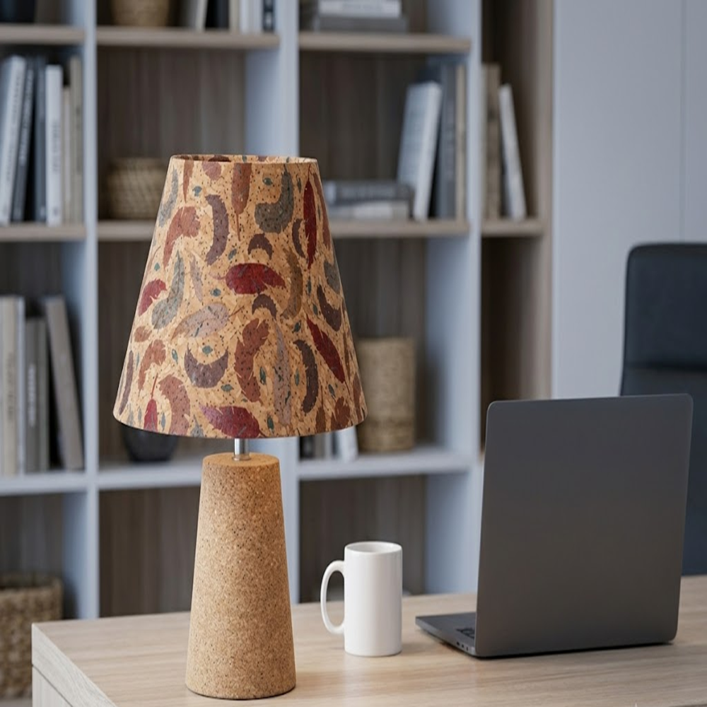 PAIVI Paisley Cork Table Lamp - Image 4