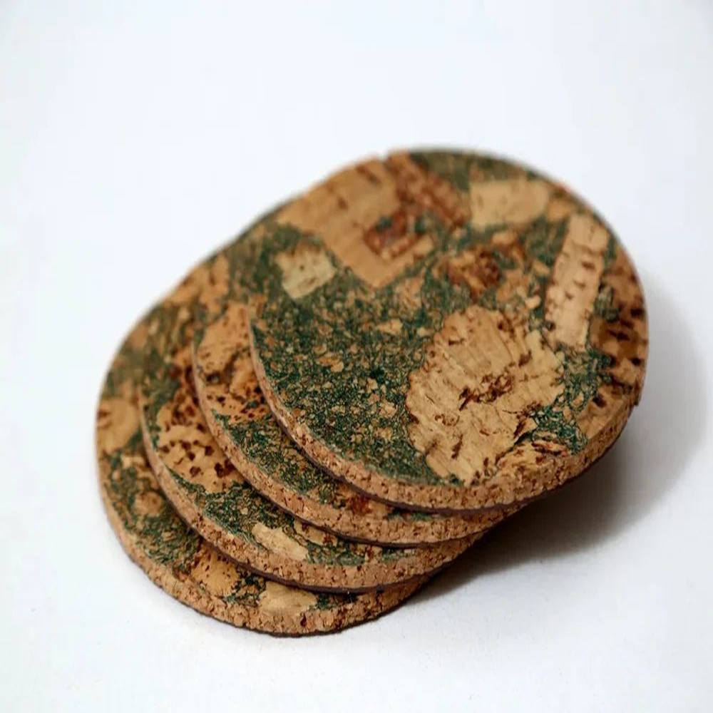 PAIVI Olive Pattern Cork Trivet Set - Image 3