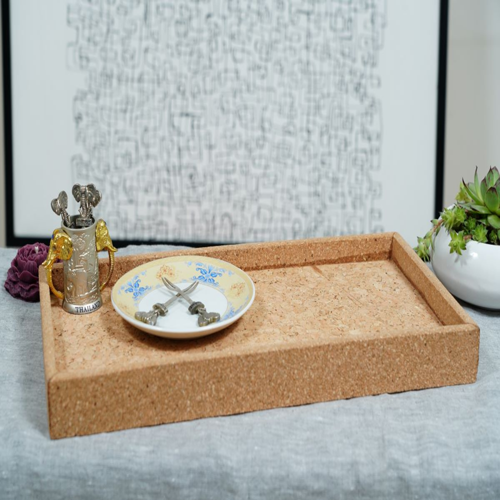 PAIVI Natural Cork Serving Tray - Image 4