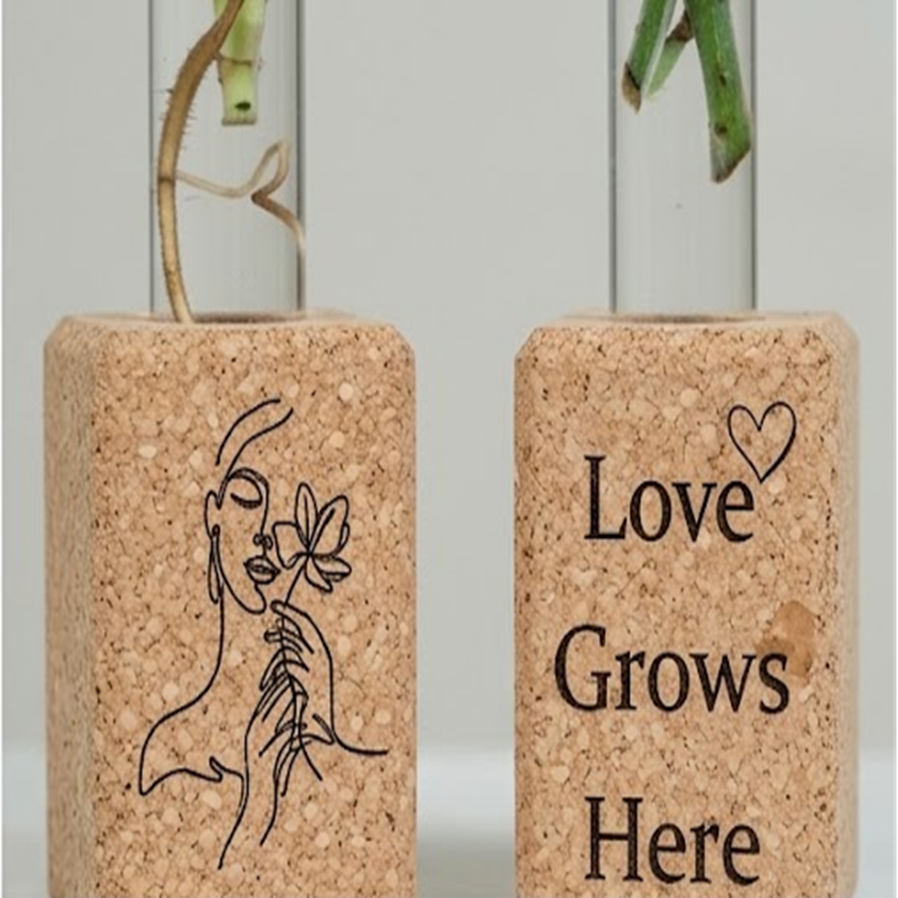 PAIVI Mini Cork Fridge Magnet Planter - Image 4