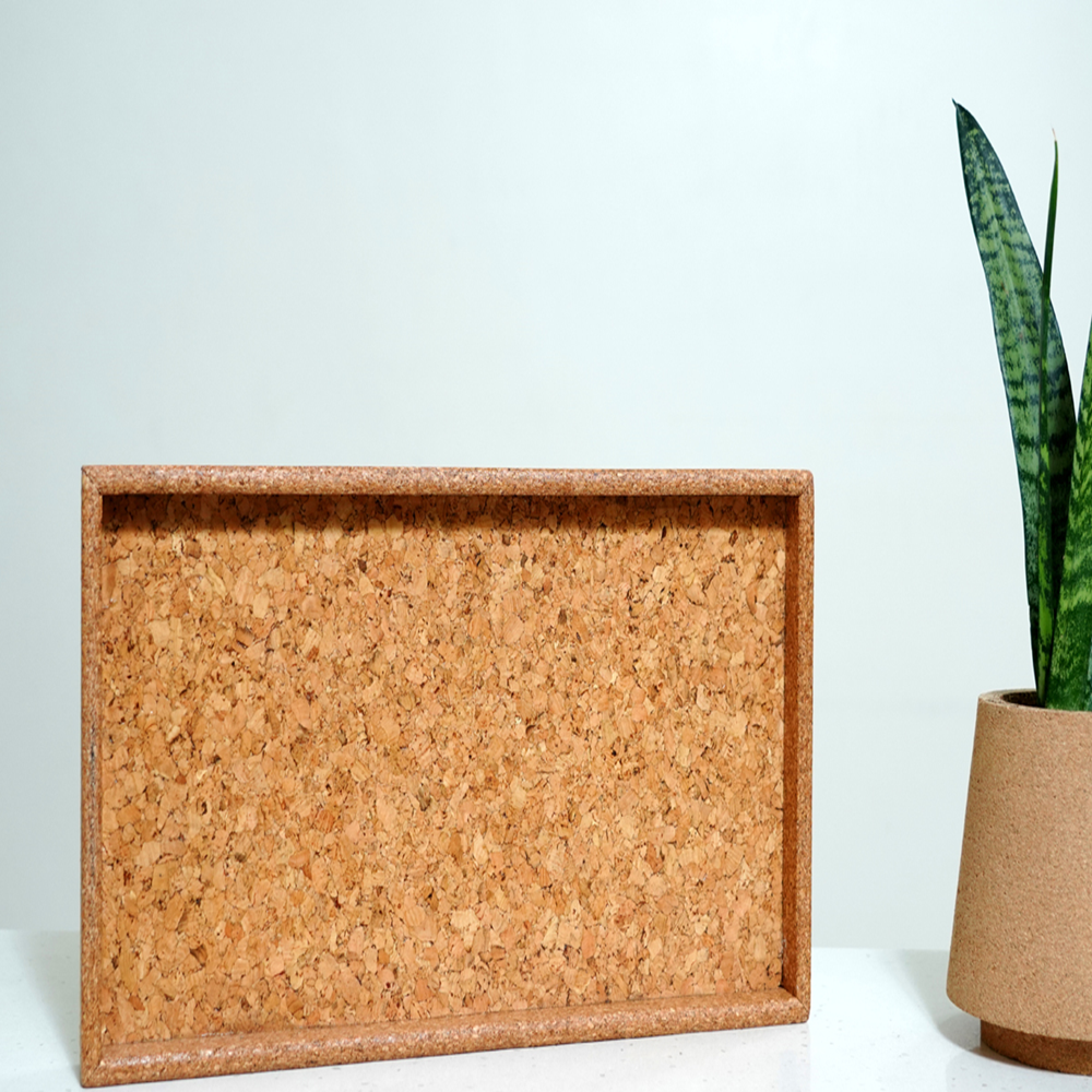 PAIVI Natural Cork Serving Tray - Image 2
