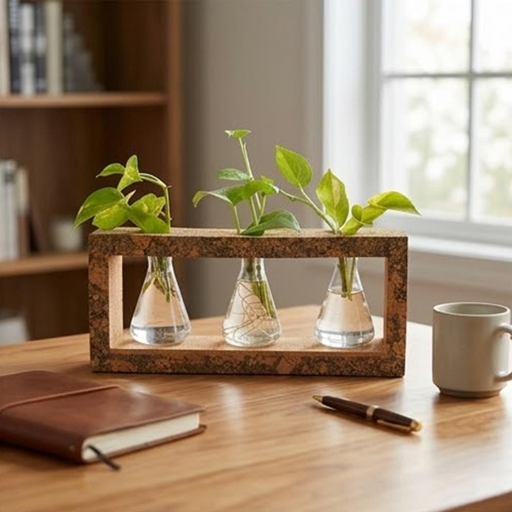 PAIVI Cork Showcase Beaker Planter - Image 3
