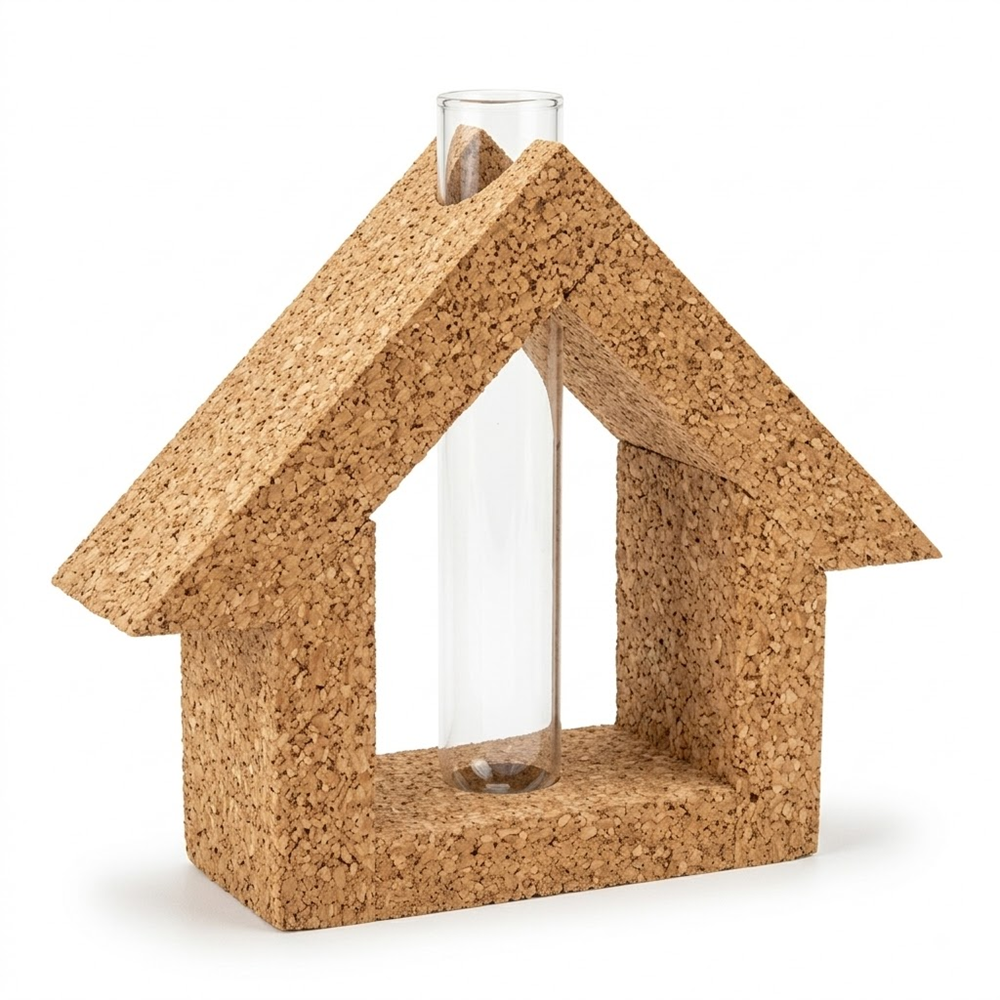 PAIVI Cork House Test Tube Planter - Image 4