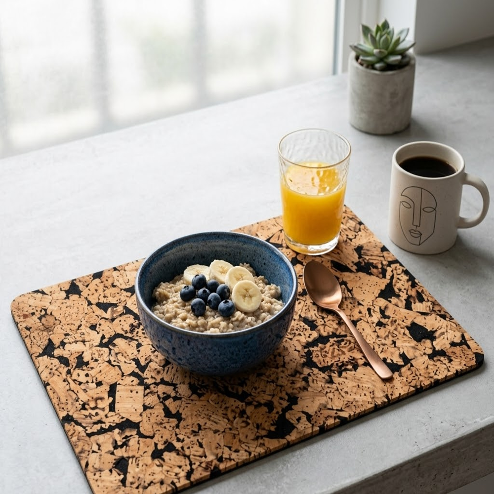 PAIVI Abstract Pattern Cork Tablemat - Image 2