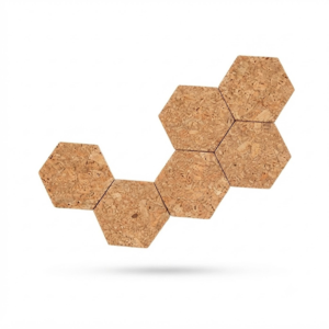PAIVI Hexagon Cork Wall Decor Chain