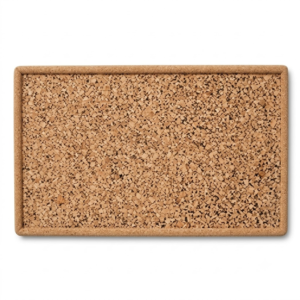 PAIVI Natural Cork Rectangular Tray