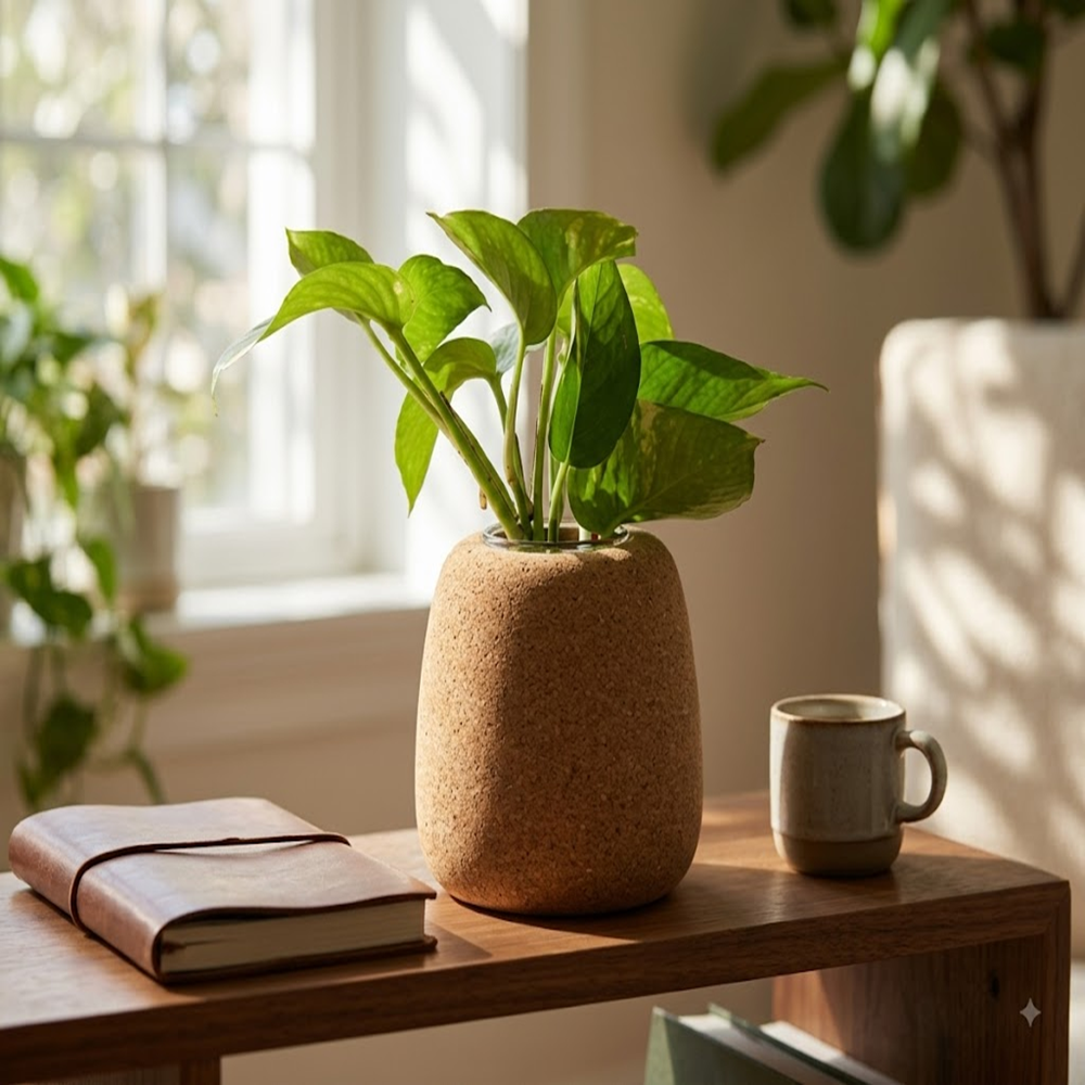 PAIVI Pebble Cork Plant Holder - Image 3