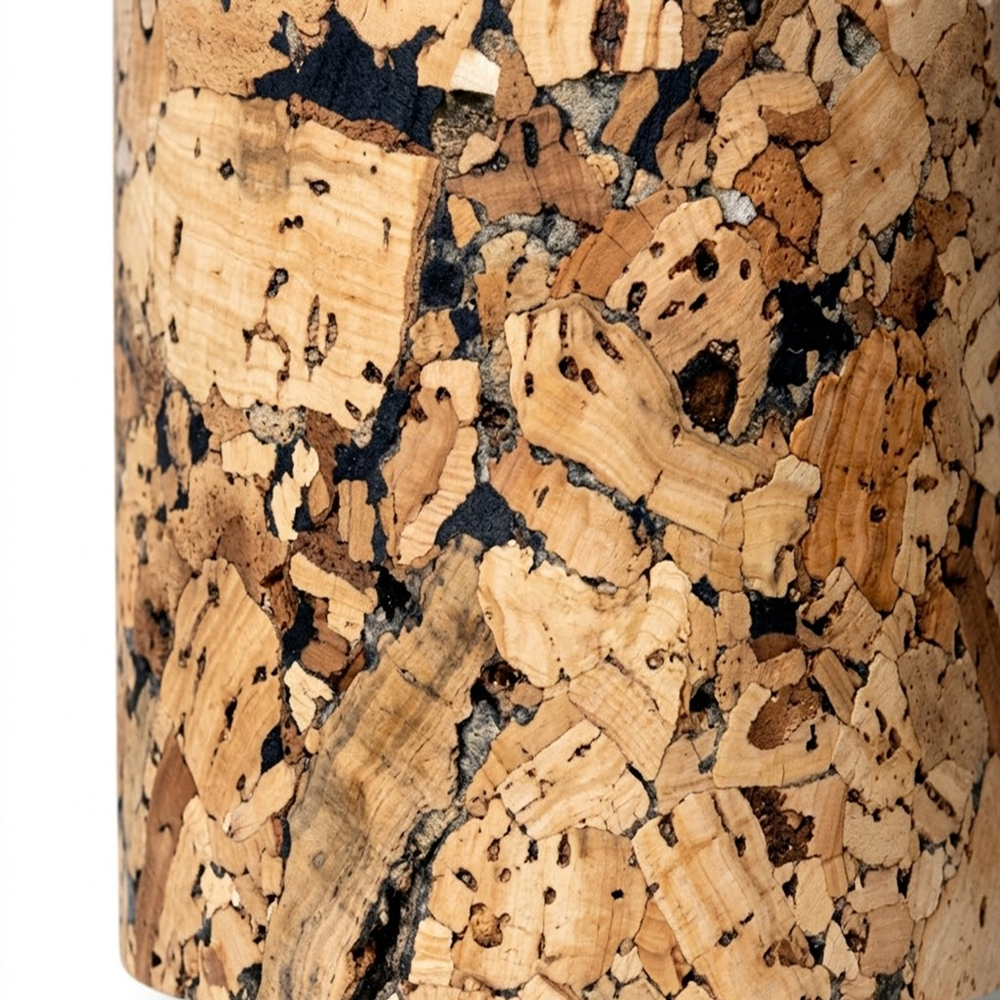 PAIVI Round Abstract Cork Planter - Image 3