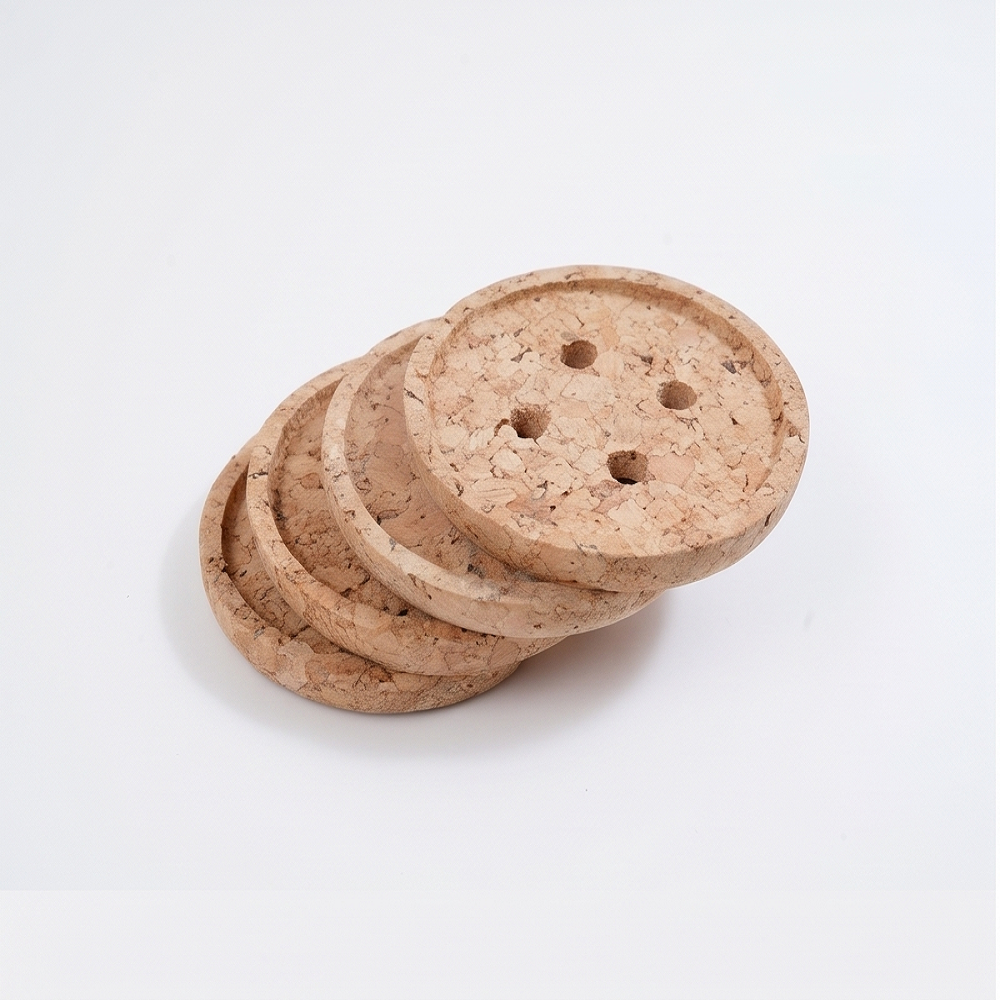 PAIVI Button Cork Coasters