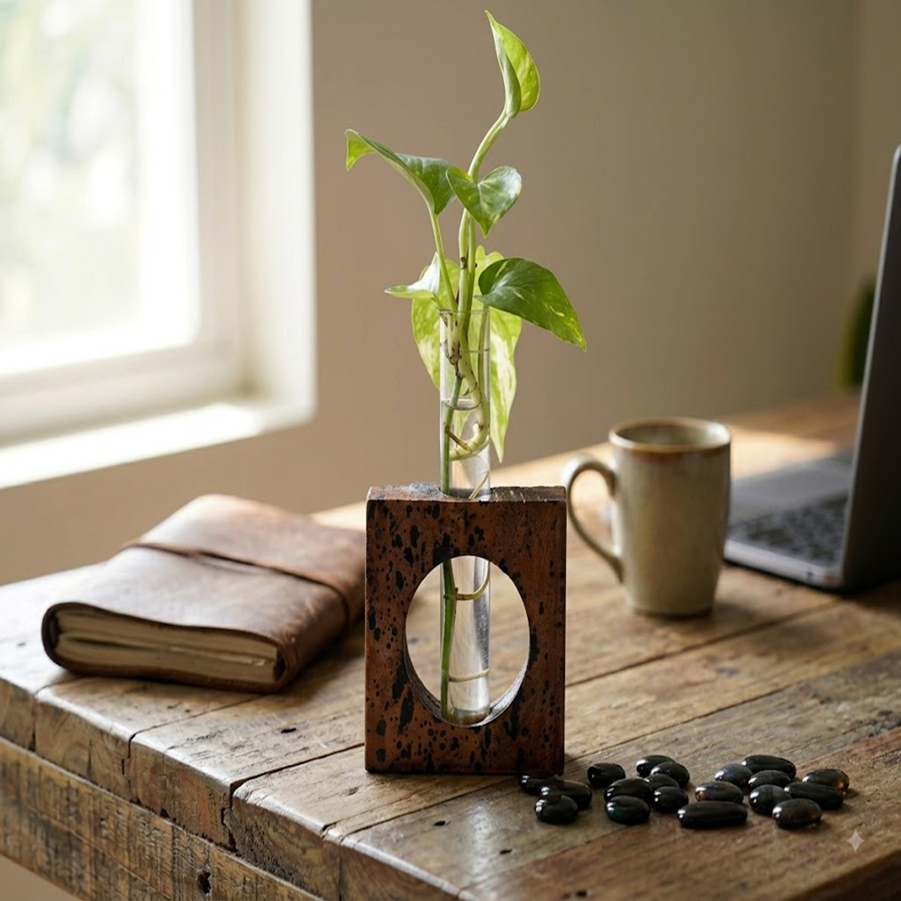 PAIVI Window Bark Cork Planter - Image 3