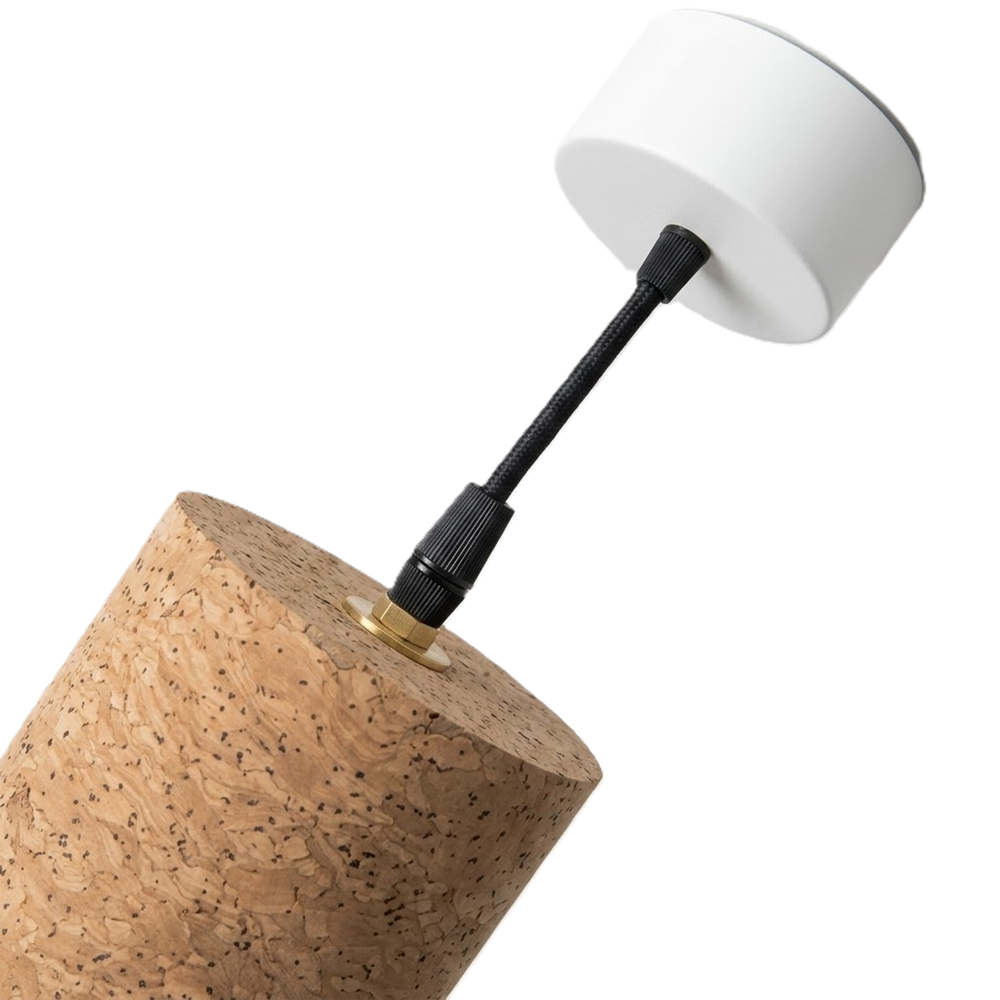 PAIVI Cork Cylinder Hanging Light - Image 2