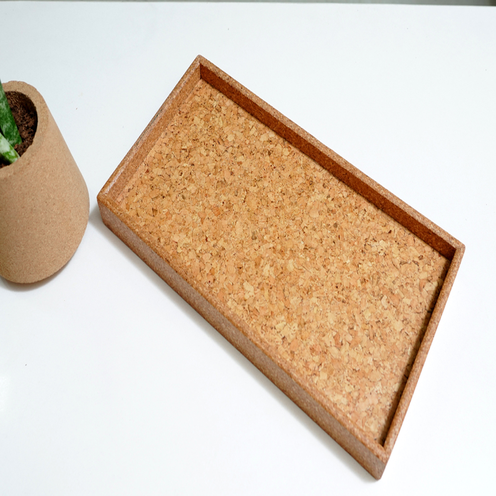 PAIVI Natural Cork Serving Tray