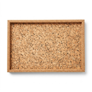 PAIVI Natural Cork Small Rectangular Tray