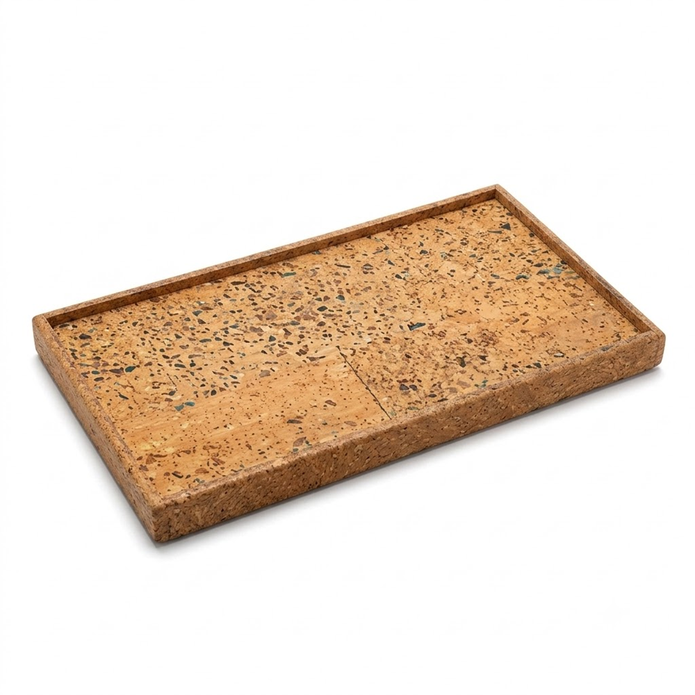 PAIVI Aqua Cork Serving Tray