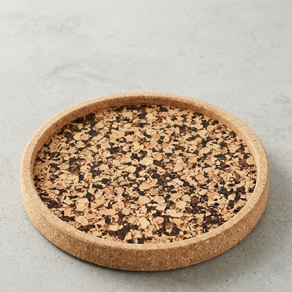 PAIVI Round Chocochip Cork Tray - Image 2