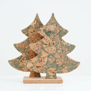 PAIVI Natural Cork Christmas Tree Decor