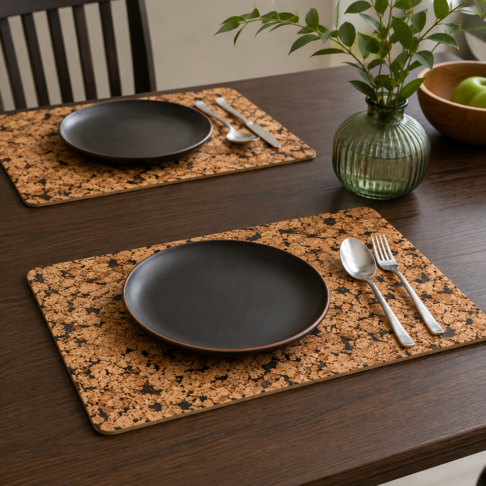 PAIVI Abstract Pattern Cork Tablemat - Image 4