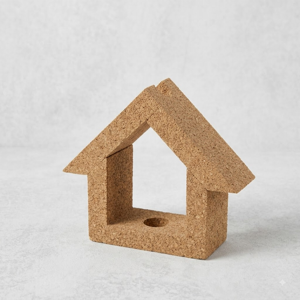 PAIVI Cork House Test Tube Planter - Image 2