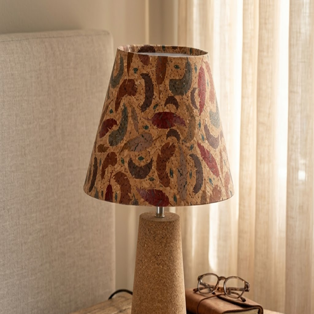 PAIVI Paisley Cork Table Lamp - Image 3