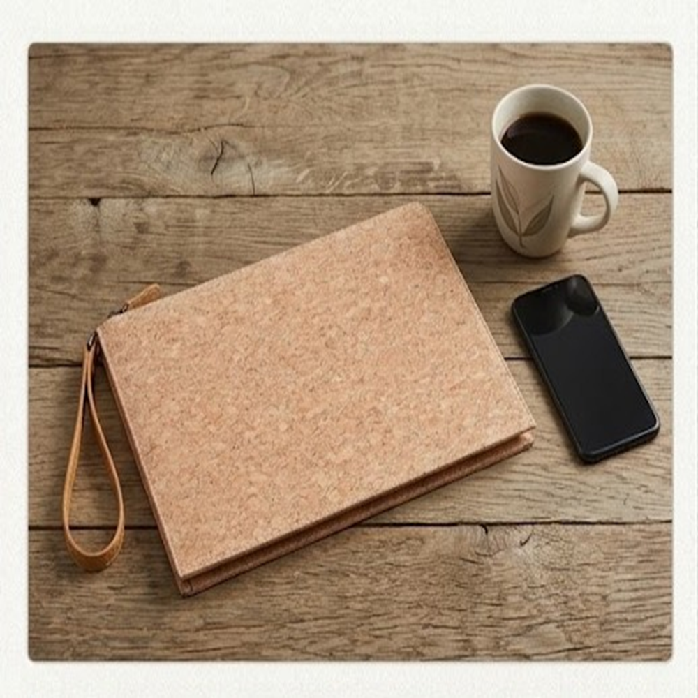 PAIVI Granco Cork Zipper Laptop Sleeve - Image 4
