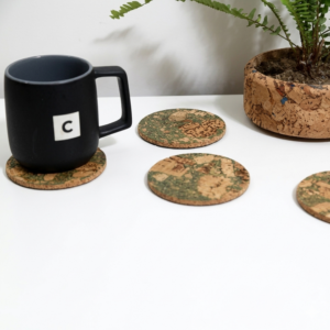 PAIVI Premium Olive Cork Coaster
