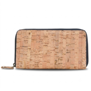 PAIVI Clutch Elegante Natural Cork Wallet with Zip Closure
