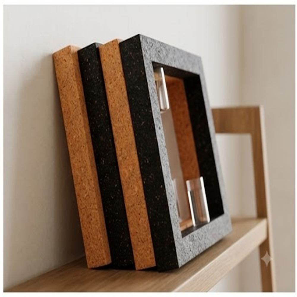 PAIVI Square Frame Cork Planter - Image 4
