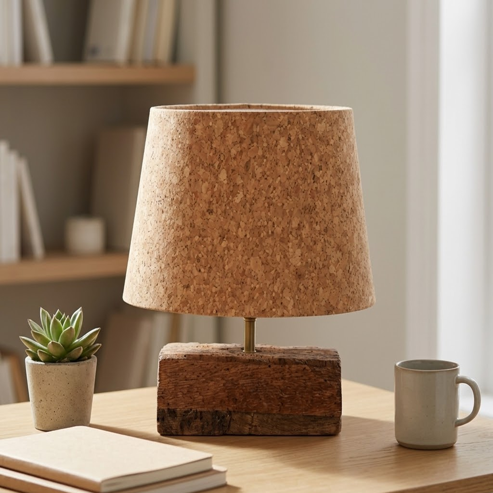 PAIVI Tapered Cork Table Lamp - Image 3