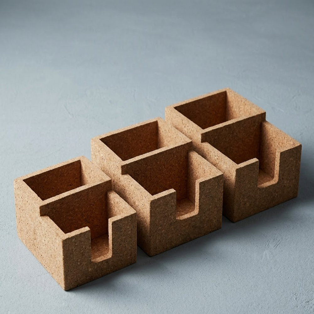 PAIVI Cork Bar Caddy Set – Small, Medium & Large - Image 2