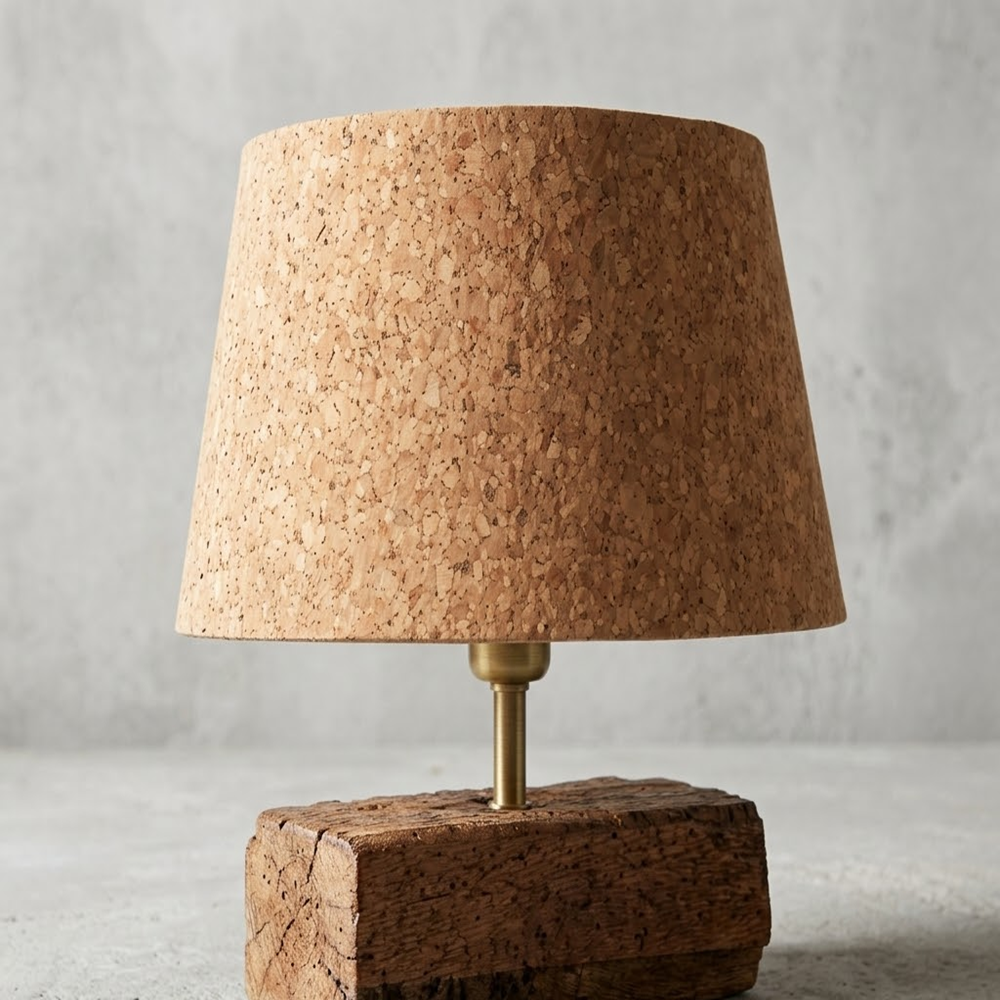 PAIVI Tapered Cork Table Lamp - Image 2