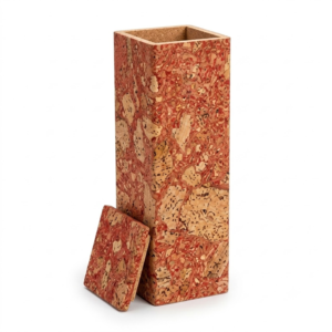 PAIVI Liquor Bottle Cork Box Red Assiago Finish