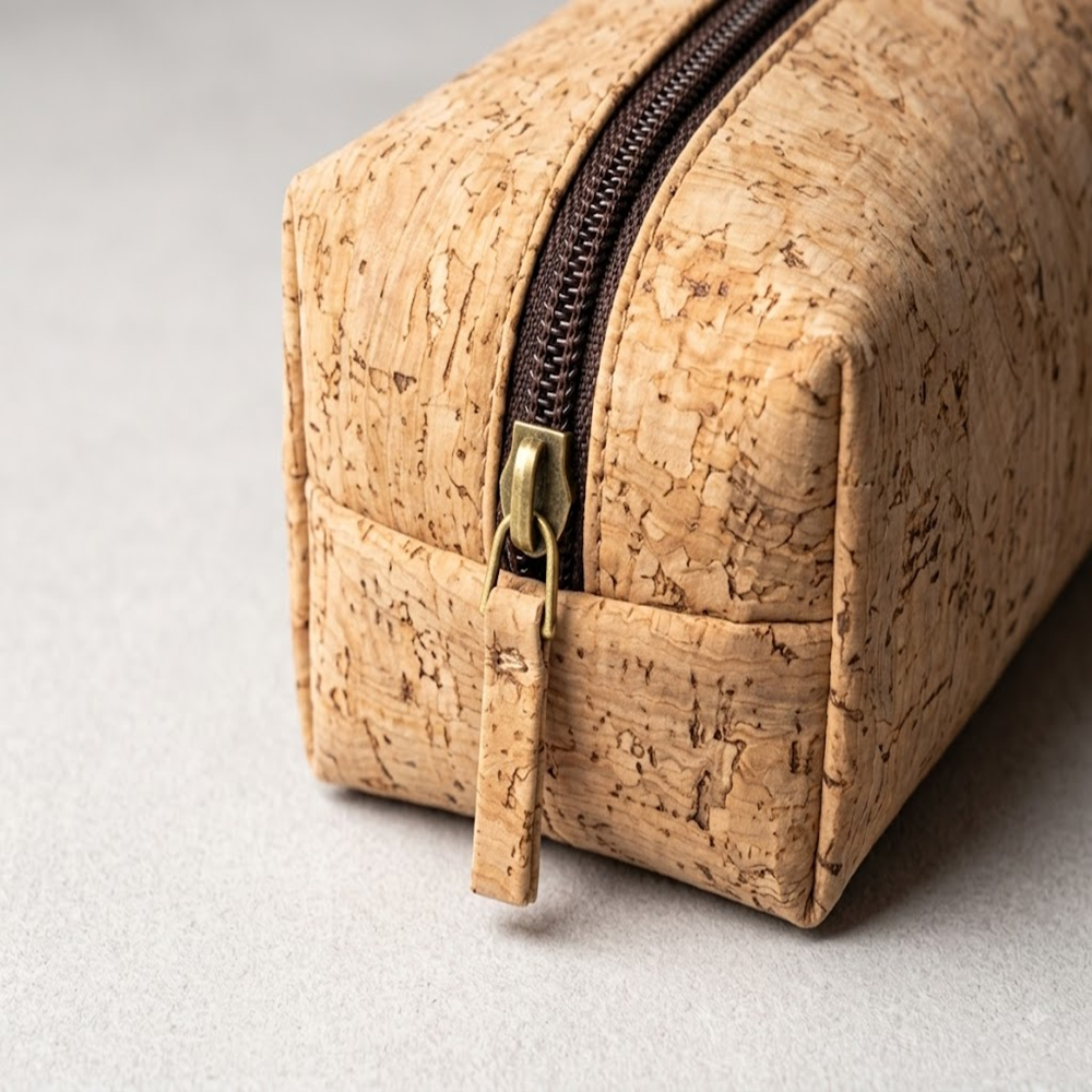 PAIVI Natural Cork Pencil Pouch - Image 2