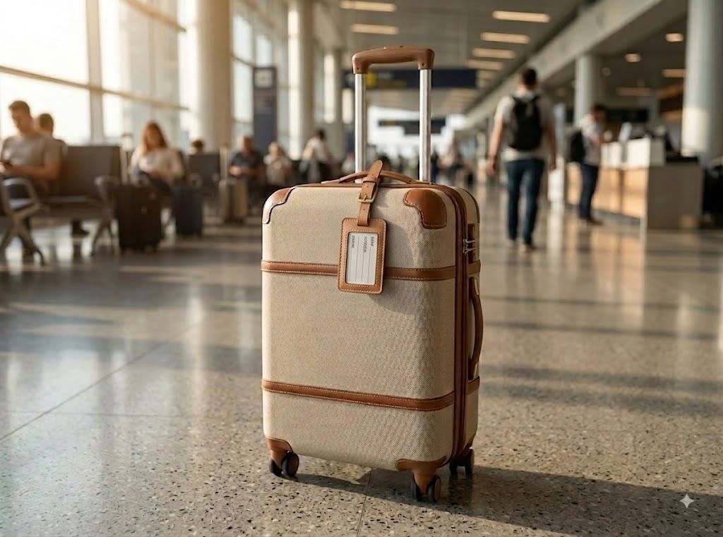 PAIVI Slim Cork I-Card & Luggage Tag Holder - Image 4