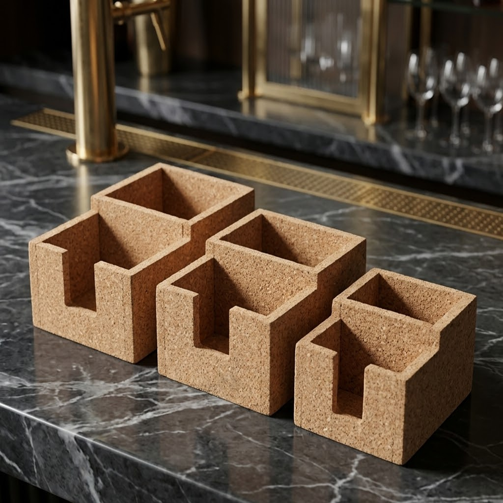 PAIVI Cork Bar Caddy Set – Small, Medium & Large - Image 4