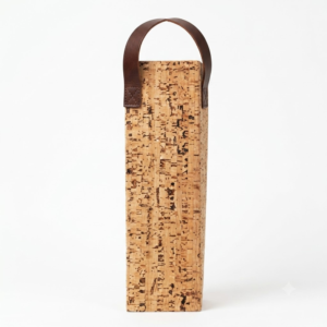 PAIVI Elegante Cork Bottle Box with Top Handle