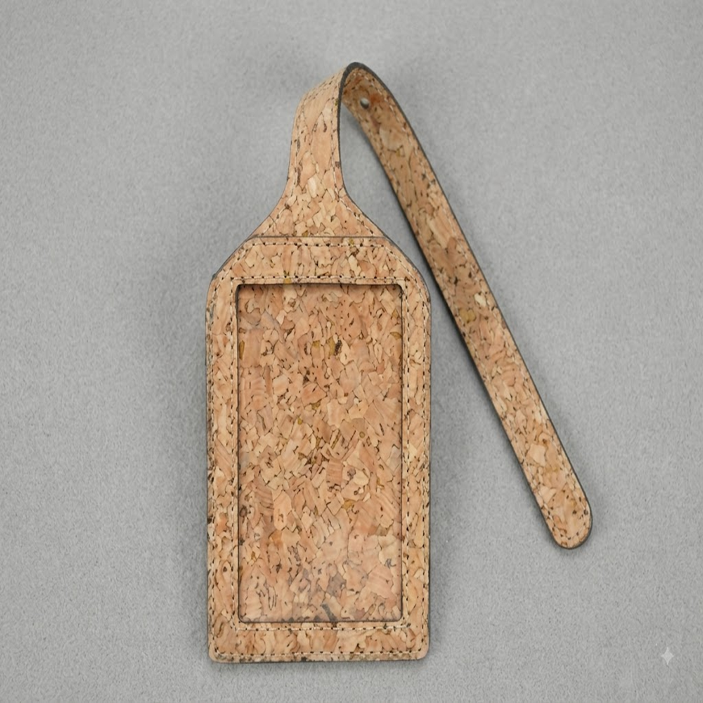 PAIVI Cork Luggage Tag & ID Card Holder - Image 3