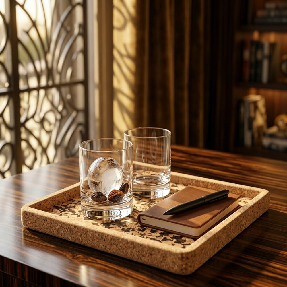PAIVI Square Chocochip Cork Tray - Image 4