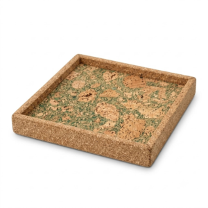 PAIVI Square Olive Cork Tray