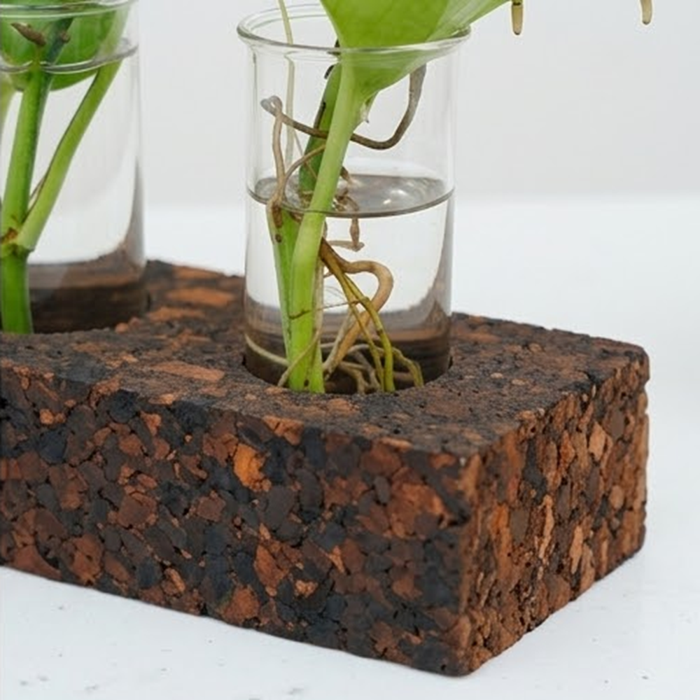 PAIVI Bark Texture Three-Hole Planter - Image 2