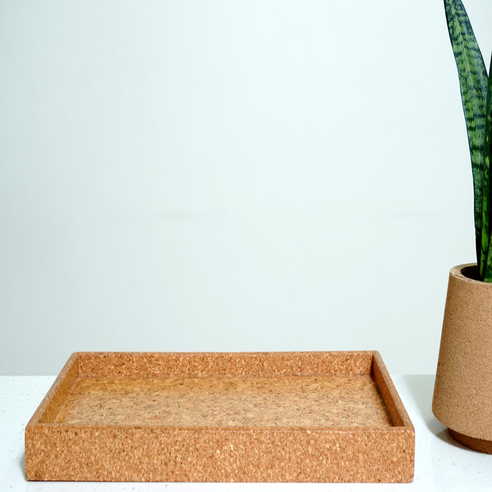 PAIVI Natural Cork Serving Tray - Image 3