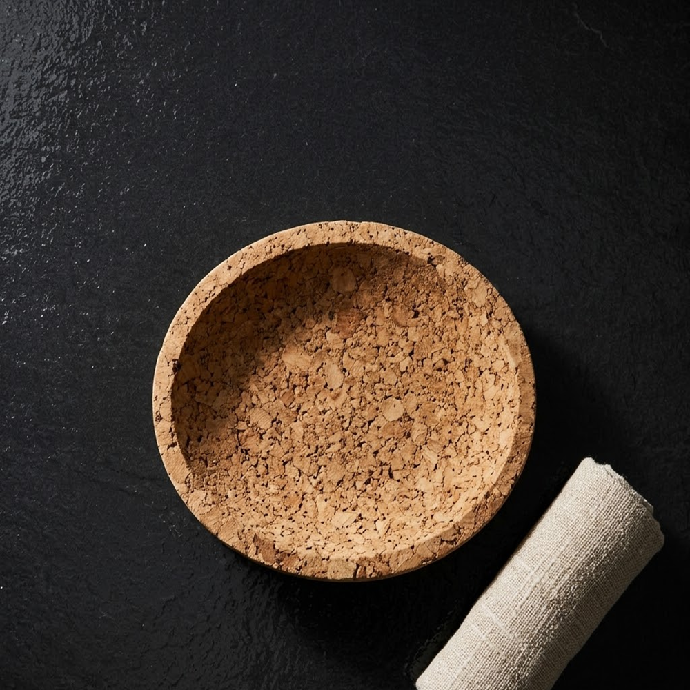 PAIVI Natural Cork Oval Soap Dish - Image 3