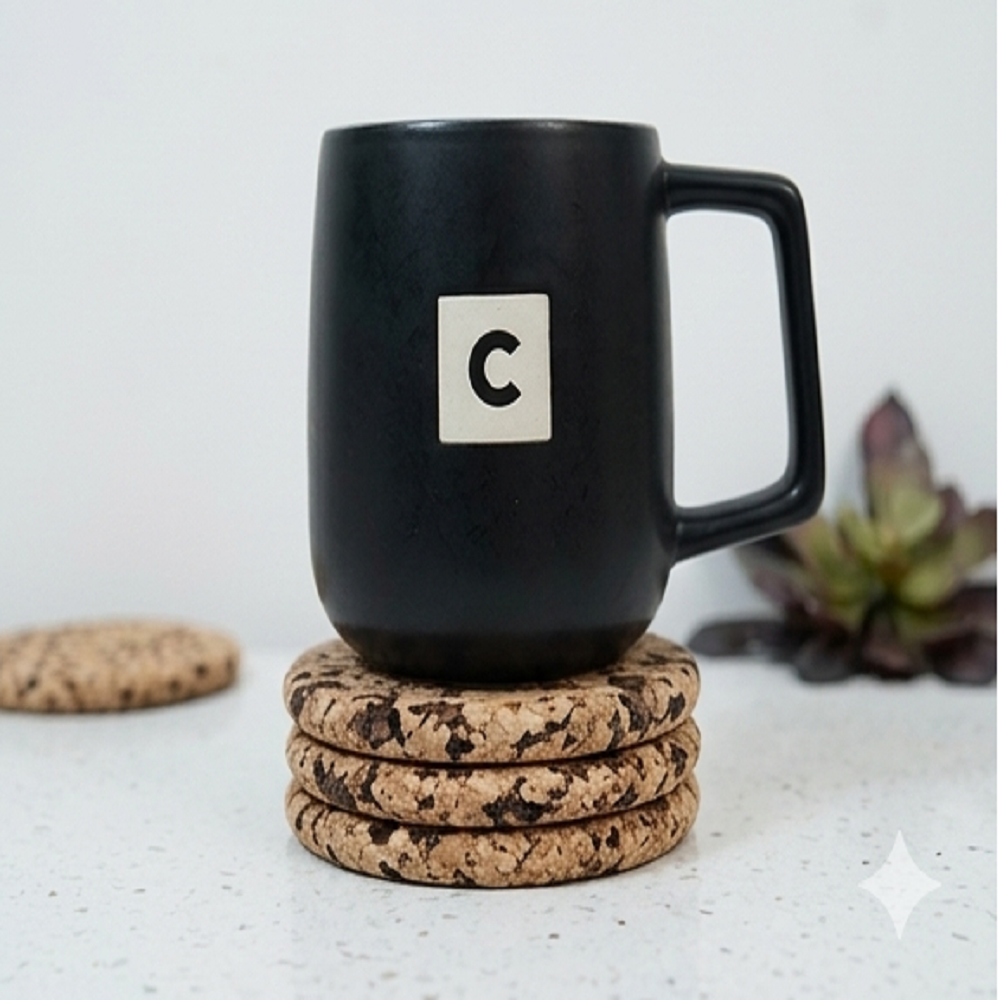 PAIVI Premium Chocochip Cork Coaster - Image 4